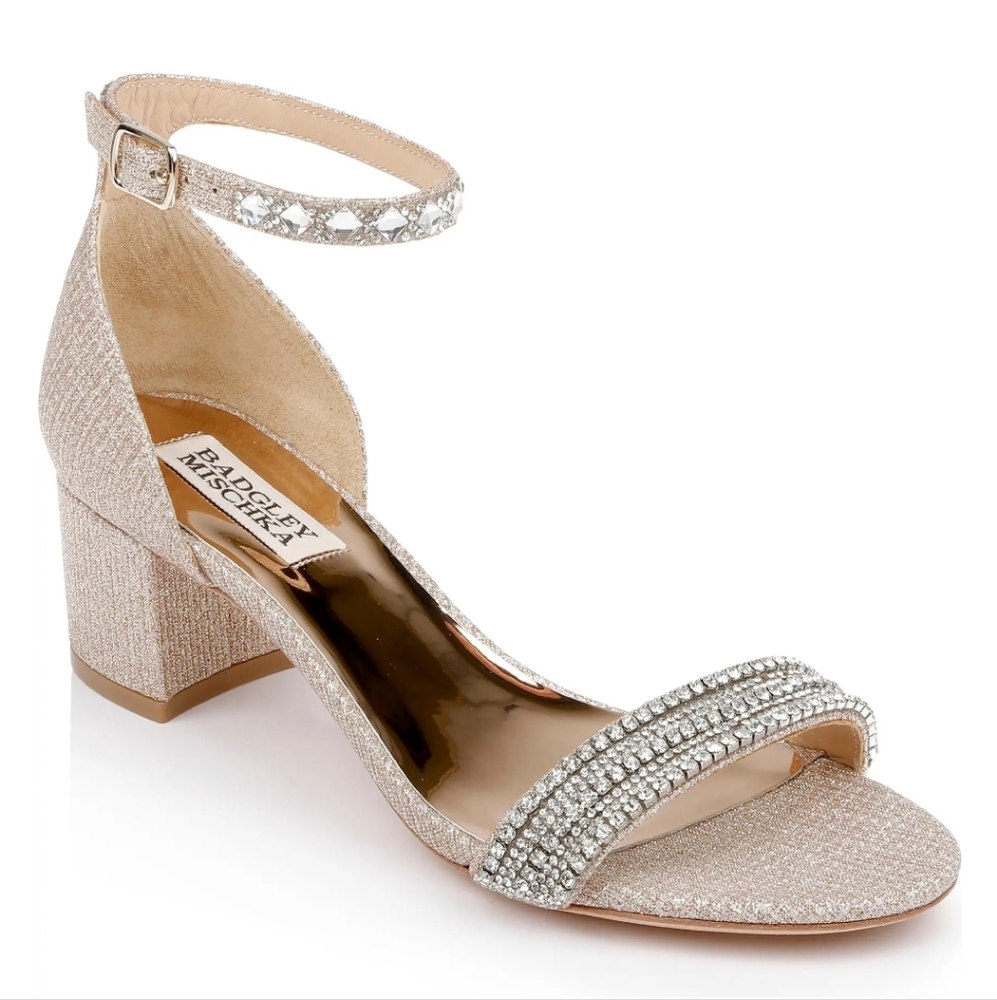 Badgley Mischka Block Heeled Sandal